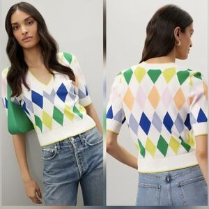 kate spade new york Spring Argyle Sweater